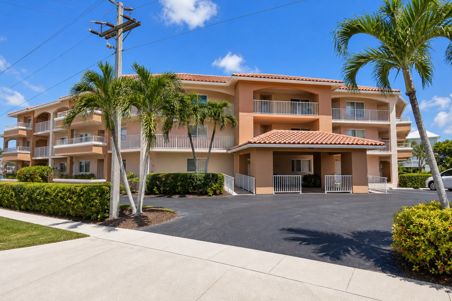 Bougainvillea condo building on Marco Island