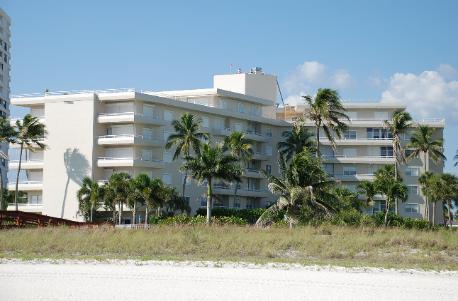 Sunset North condo building on Marco Island